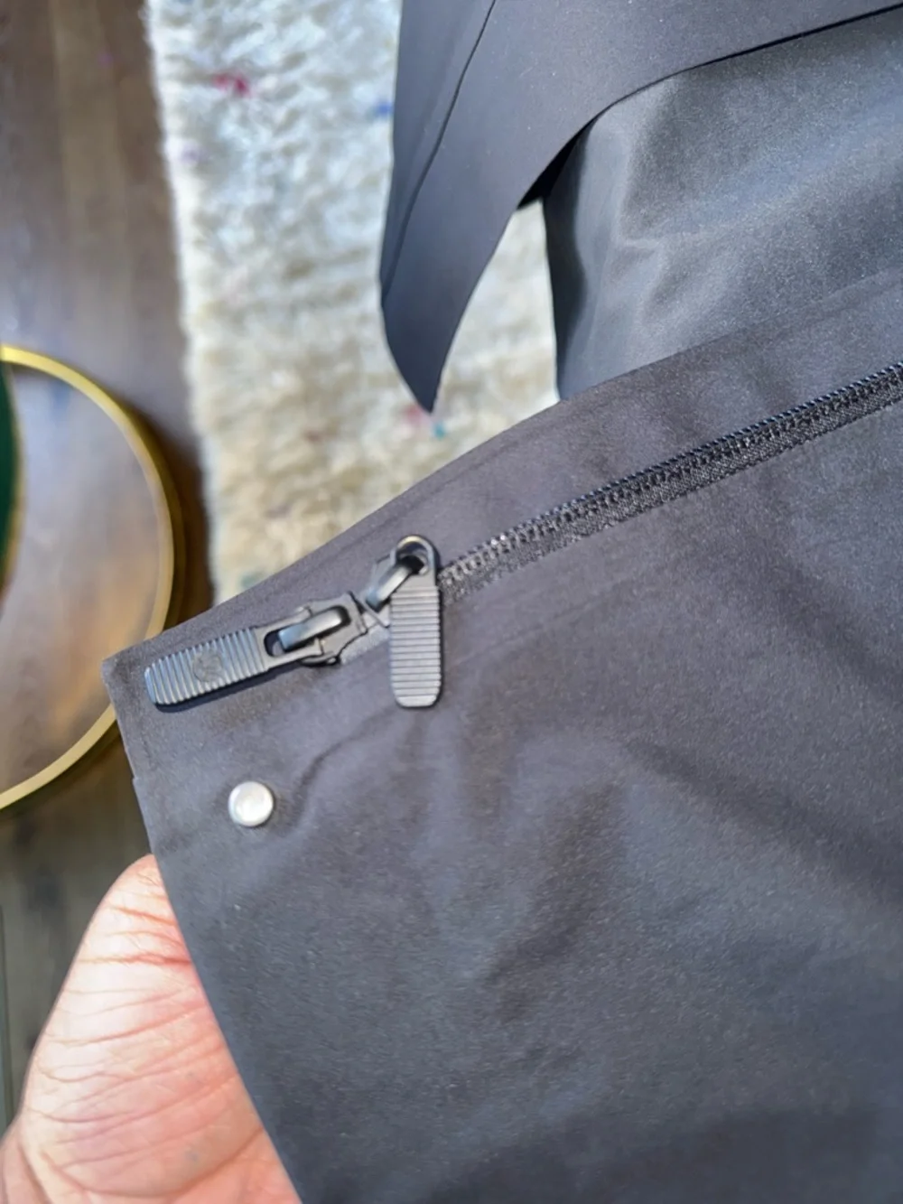 lululemon Black Athletic Jacket with Subtle Logo - Picture 5 of 6